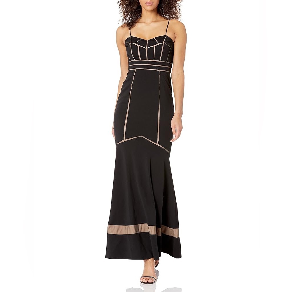 JS Collection Women's Long Dress with Trumpet Skirt